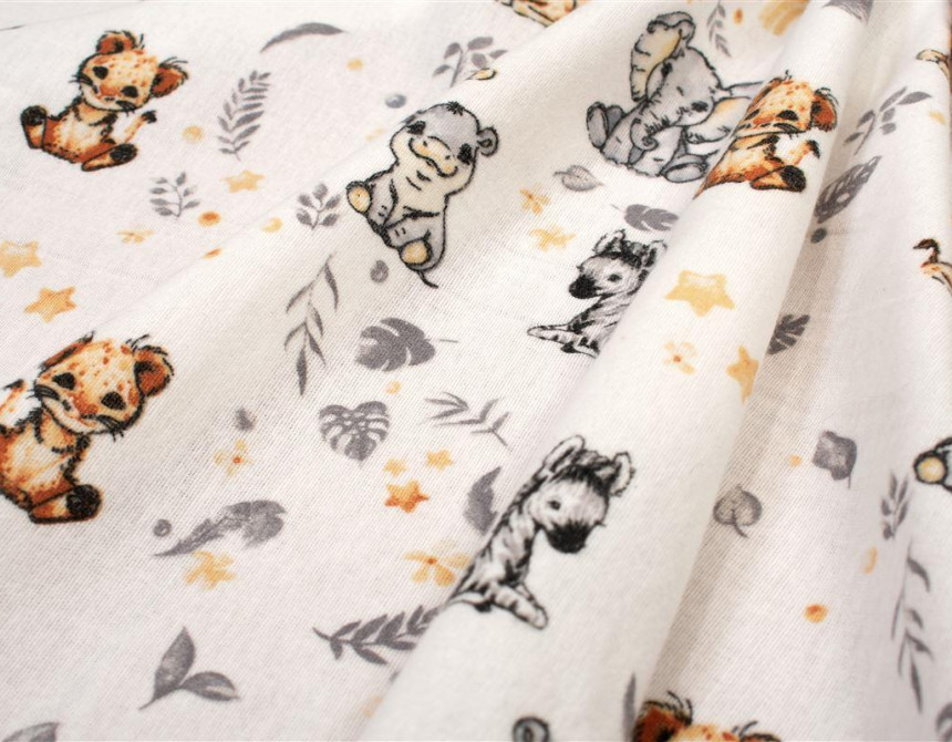 Πάνα Φανέλα bebe Nemo 31 80X80 White 100% Cotton Flannel
