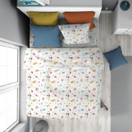 Παπλωματοθήκη Εμπριμέ kids Nemo 31 160X240 White 100% Cotton Flannel