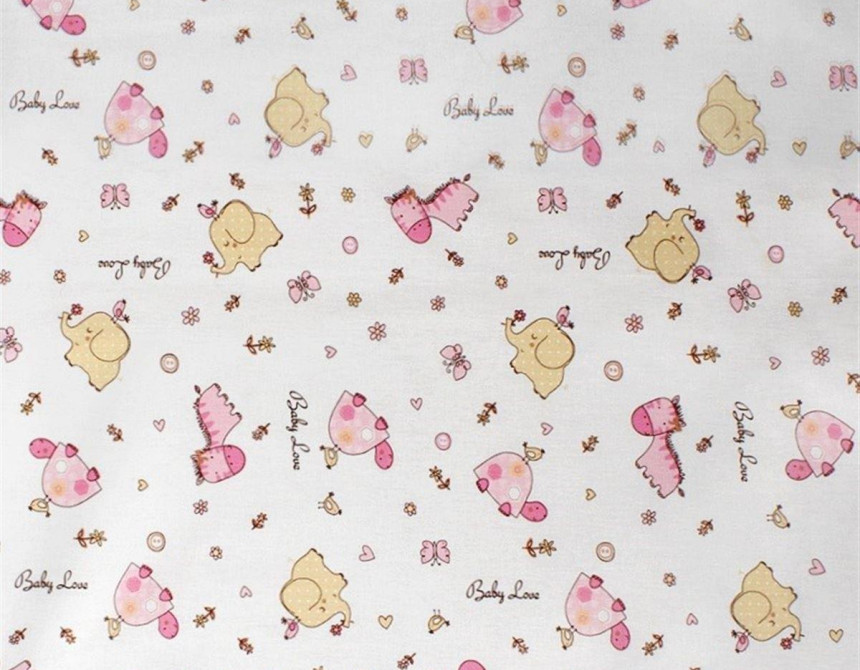 Σεντονάκι Λίκνου bebe Nemo 31 80X110 White 100% Cotton Flannel