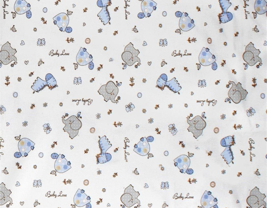 Σεντονάκι Λίκνου bebe Nemo 31 80X110 White 100% Cotton Flannel