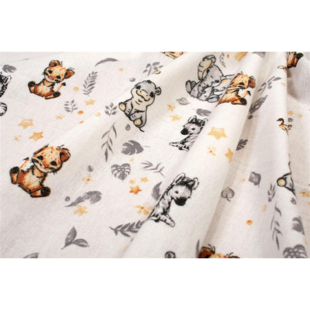 Σεντονάκι Λίκνου bebe Nemo 31 80X110 White 100% Cotton Flannel