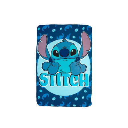 Κουβέρτα Fleece Disney Home Stitch 18 100X140 Blue 100% Polyester