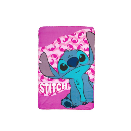 Κουβέρτα Fleece Disney Home Stitch 28 100X140 Pink 100% Polyester