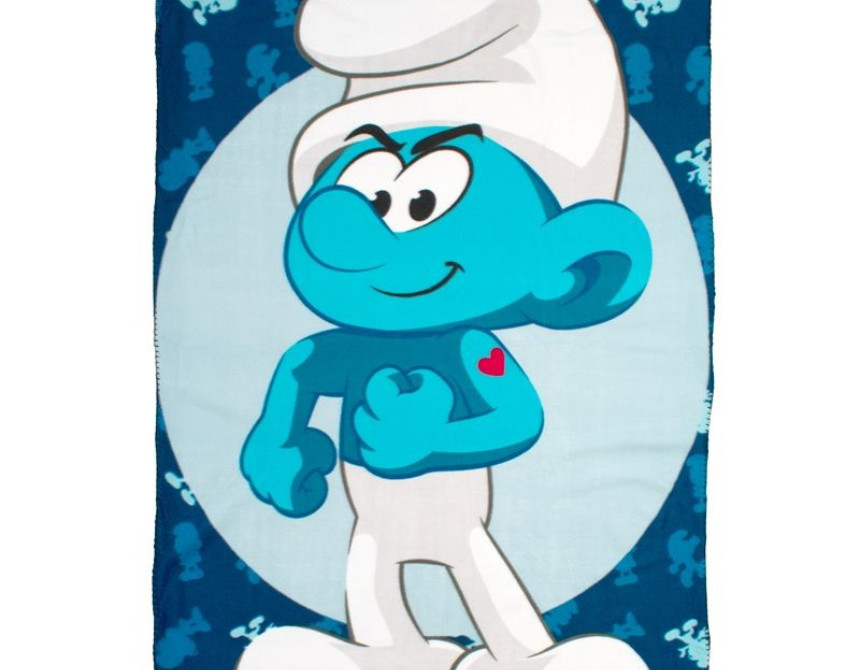 Κουβέρτα Fleece Peyo Smurfs 11 100X140 Blue 100% Polyester