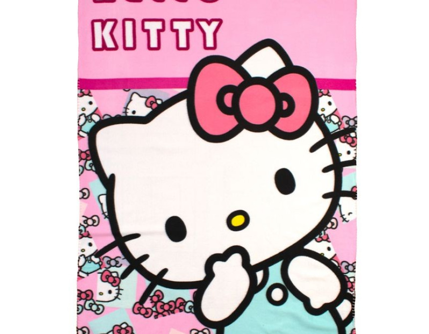 Κουβέρτα Fleece Sanrio Hello Kitty 34 100X140 Pink 100% Polyester