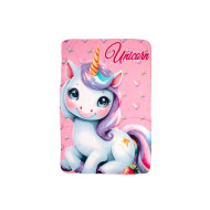 Κουβέρτα Fleece Unicorn 56 100X140 Pink 100% Polyester