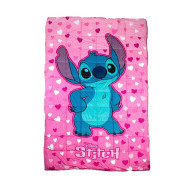 Κουβερτοπάπλωμα Flannel-Sherpa Disney Home Lilo & Stitch 57 160X250 Pink 100% Polyester