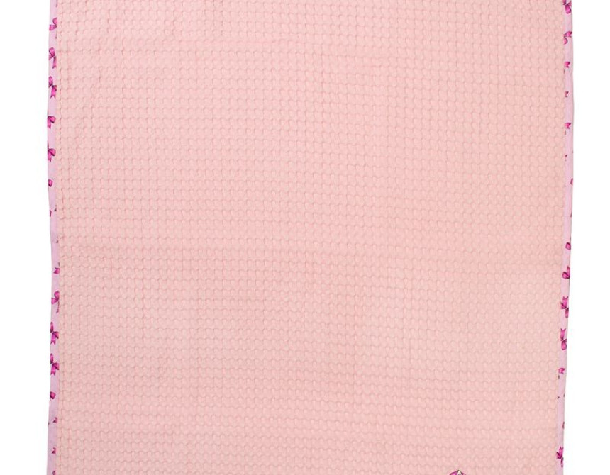 Κουβέρτα Πικέ Με Κέντημα bebe Unicorn 187 80X110 Pink 100% Cotton