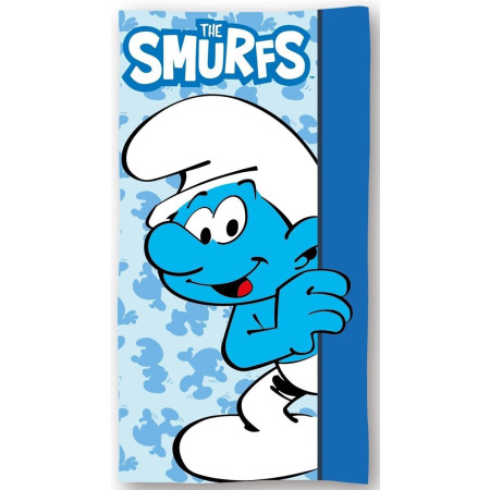 Πετσέτα Θαλάσσης Quick Dry Peyo Smurfs 026 70X140 Sky Blue 100% Microfiber