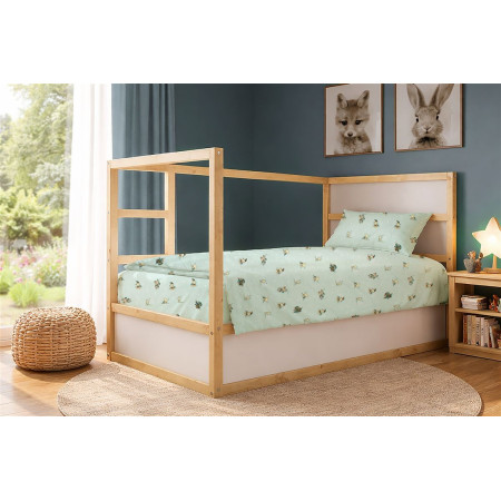 Σεντόνια Εμπριμέ Σετ 2 τεμ kids Bear's Playtime 593 160X240 Mint 100% Cotton