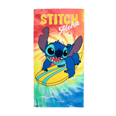 Πετσέτα Θαλάσσης Quick Dry Disney Home Lilo & Stitch 159 70X140 Orange 100% Microfiber