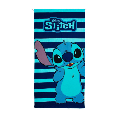 Πετσέτα Θαλάσσης Quick Dry Disney Home Lilo & Stitch 187 70X140 Dark Blue 100% Microfiber