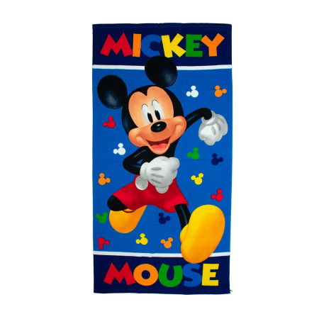 Πετσέτα Θαλάσσης Quick Dry Disney Home Mickey 178 70X140 Dark Blue 100% Microfiber