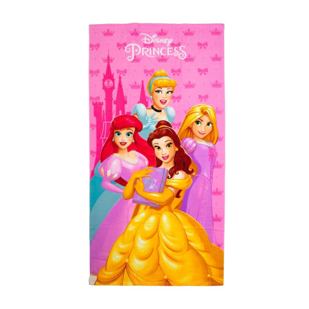 Πετσέτα Θαλάσσης Quick Dry Disney Home Princess 191 70X140 Baby Pink 100% Microfiber