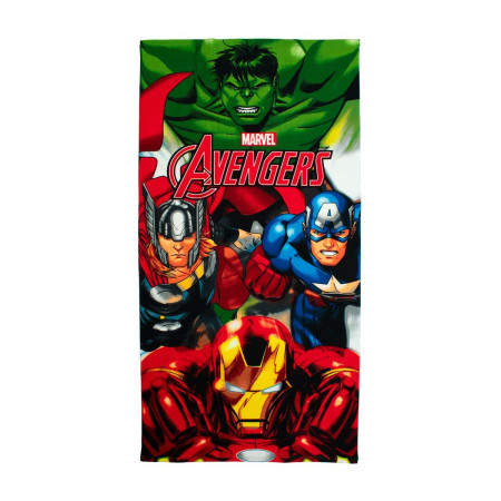 Πετσέτα Θαλάσσης Quick Dry Marvel Avengers 185 70X140 White 100% Microfiber
