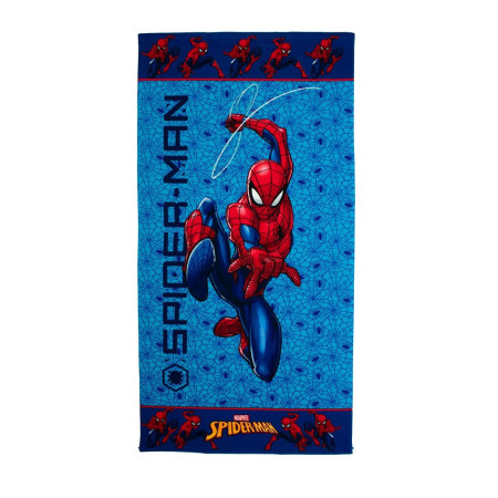 Πετσέτα Θαλάσσης Quick Dry Marvel Spider-Man 208 70X140 Sky Blue 100% Microfiber