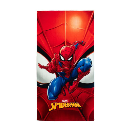 Πετσέτα Θαλάσσης Quick Dry Marvel Spider-Man 669 70X140 Red 100% Microfiber
