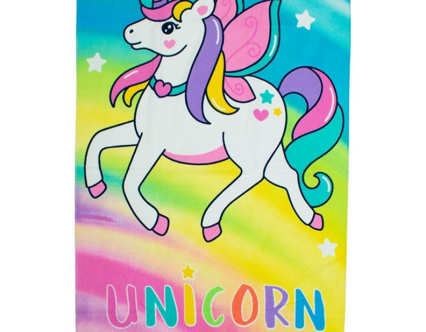 Πετσέτα Θαλάσσης Quick Dry Unicorn 458 70X140 Multi 100% Microfiber