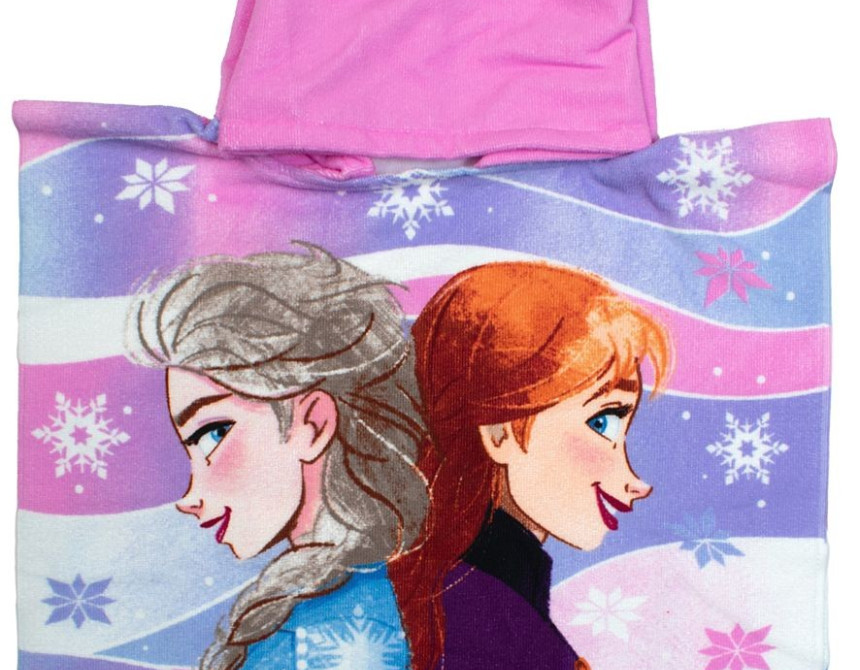 Πόντσο Θαλάσσης Quick Dry Disney Home Frozen 199 50X100 Lilac 100% Microfiber
