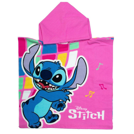 Πόντσο Θαλάσσης Quick Dry Disney Home Lilo & Stitch 275 50X100 Pink 100% Microfiber