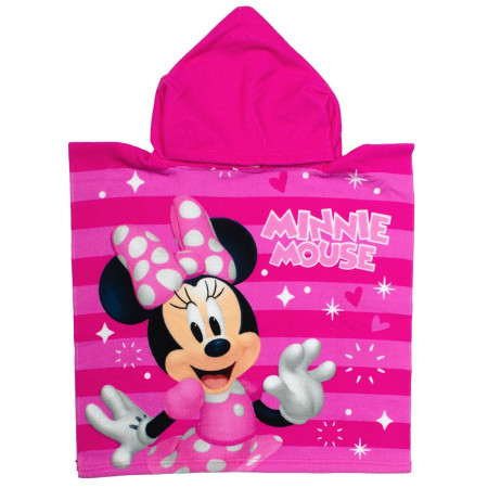 Πόντσο Θαλάσσης Quick Dry Disney Home Minnie 194 50X100 Fuchsia-Pink 100% Microfiber