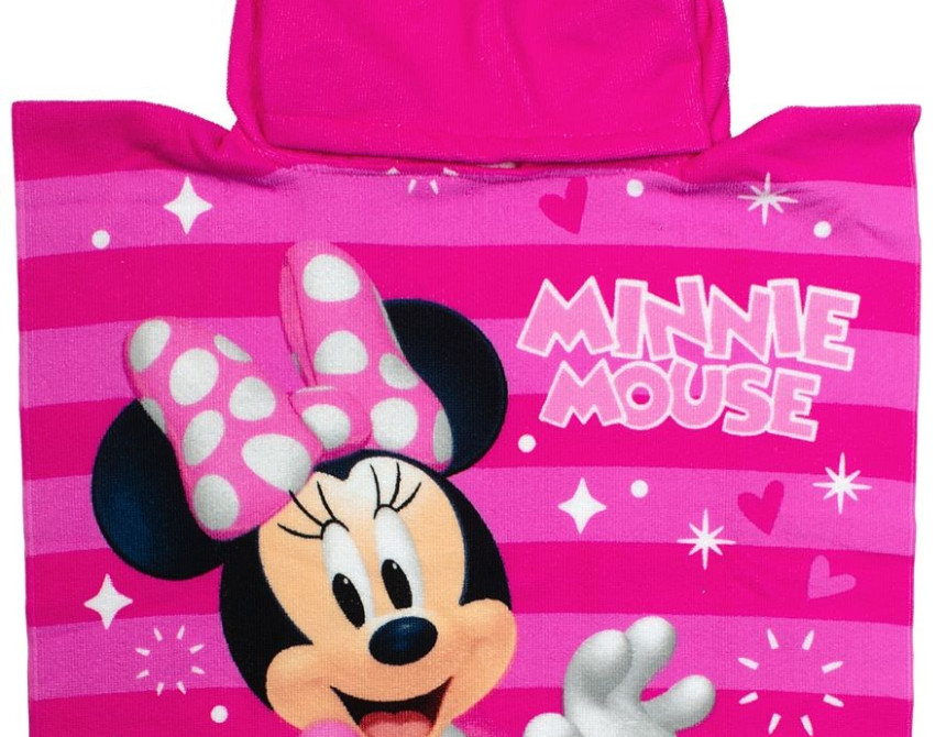 Πόντσο Θαλάσσης Quick Dry Disney Home Minnie 194 50X100 Fuchsia-Pink 100% Microfiber
