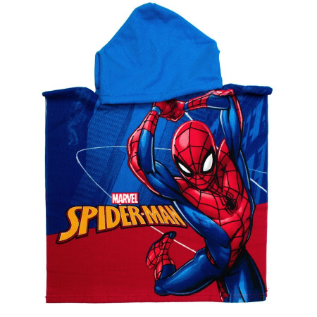 Πόντσο Θαλάσσης Quick Dry Marvel Spider-Man 197 50X100 Blue 100% Microfiber