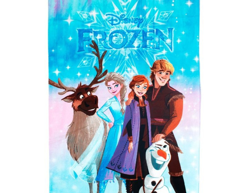 Πετσέτα Θαλάσσης Quick Dry Disney Home Frozen 551 70X140 Blue 100% Microfiber