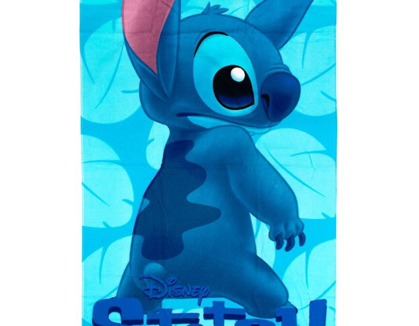 Πετσέτα Θαλάσσης Quick Dry Disney Home Lilo & Stitch 544 70X140 Sky Blue 100% Microfiber