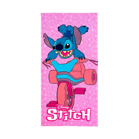 Πετσέτα Θαλάσσης Quick Dry Disney Home Lilo & Stitch 557 70X140 Pink 100% Microfiber
