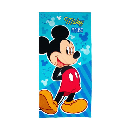 Πετσέτα Θαλάσσης Quick Dry Disney Home Mickey 376 70X140 Sky Blue 100% Microfiber
