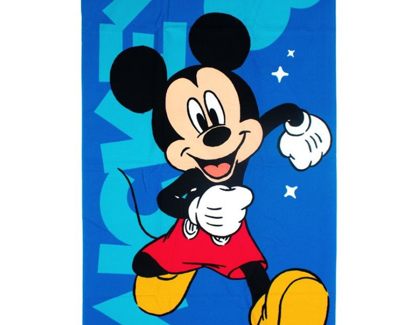 Πετσέτα Θαλάσσης Quick Dry Disney Home Mickey 540 70X140 Blue 100% Microfiber