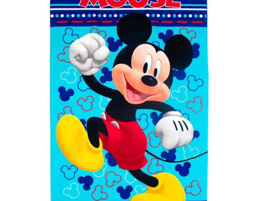 Πετσέτα Θαλάσσης Quick Dry Disney Home Mickey 541 70X140 Sky Blue 100% Microfiber