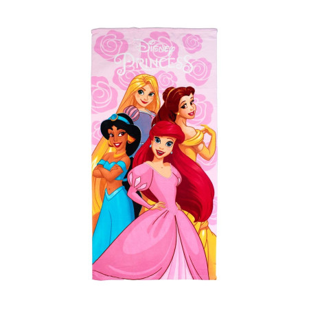 Πετσέτα Θαλάσσης Quick Dry Disney Home Princess 334 70X140 Pastel Lilac 100% Microfiber