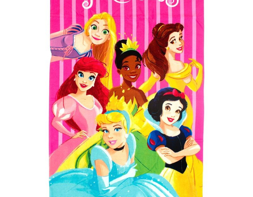 Πετσέτα Θαλάσσης Quick Dry Disney Home Princess 552 70X140 Fuchsia-Pink 100% Microfiber