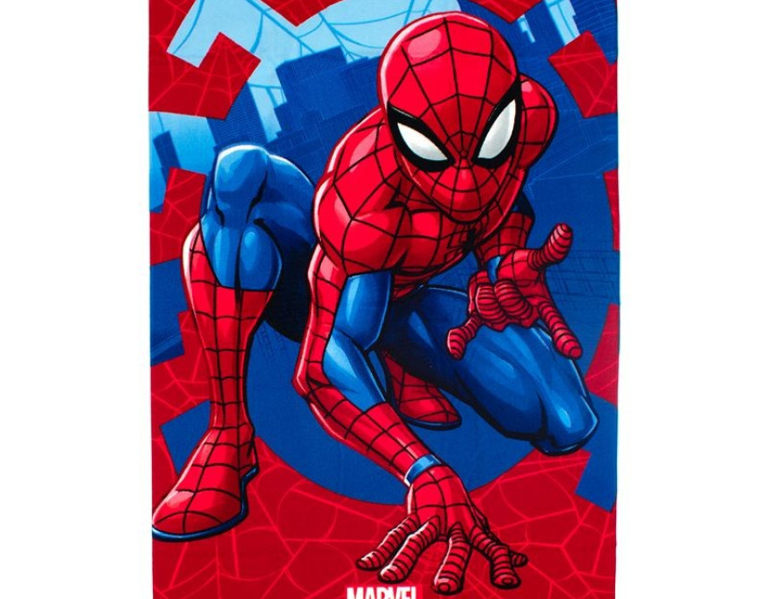 Πετσέτα Θαλάσσης Quick Dry Marvel Spider-Man 531 70X140 Red 100% Microfiber