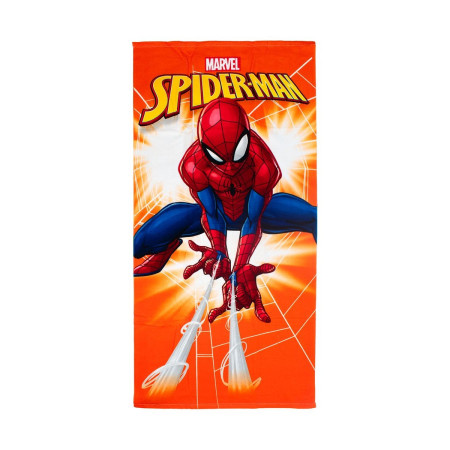 Πετσέτα Θαλάσσης Quick Dry Marvel Spider-Man 532 70X140 Orange 100% Microfiber