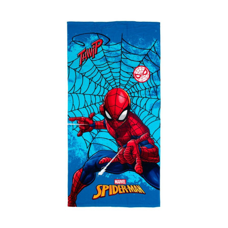 Πετσέτα Θαλάσσης Quick Dry Marvel Spider-Man 549 70X140 Sky Blue 100% Microfiber