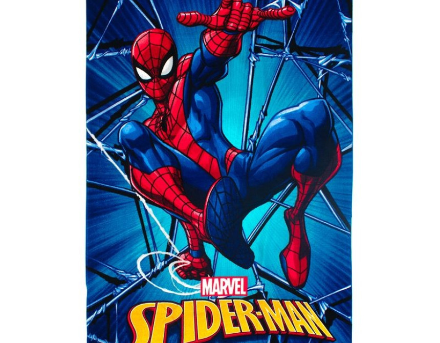 Πετσέτα Θαλάσσης Quick Dry Marvel Spider-Man 550 70X140 Blue 100% Microfiber