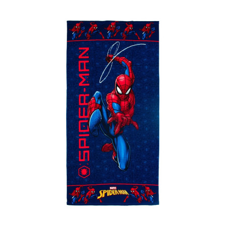 Πετσέτα Θαλάσσης Quick Dry Marvel Spider-Man 558 70X140 Dark Blue 100% Microfiber