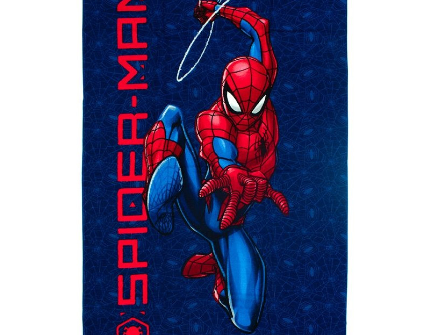 Πετσέτα Θαλάσσης Quick Dry Marvel Spider-Man 558 70X140 Dark Blue 100% Microfiber