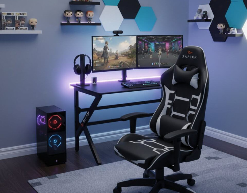 Γραφείο Gaming Raptor Crimson-Mauro