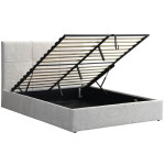 Επενδυμένο κρεβάτι Raziel-Mpez-160x200-Lift-Storage