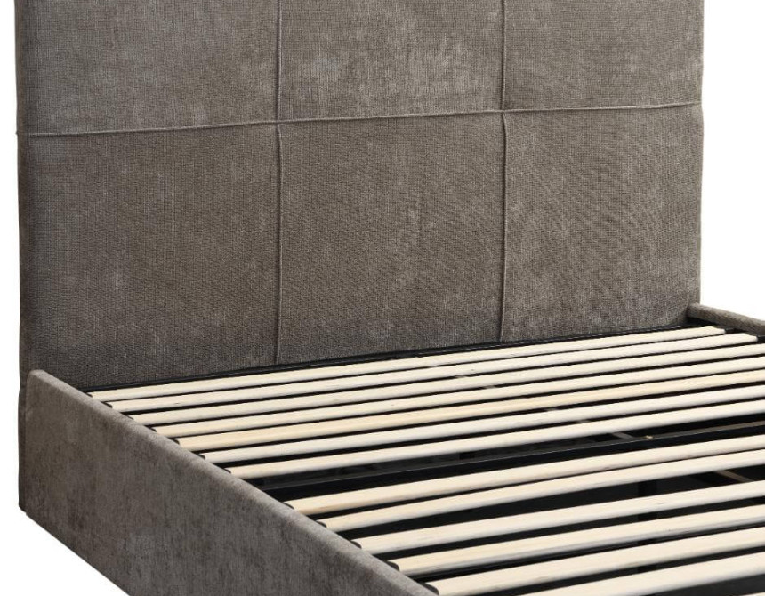 Επενδυμένο κρεβάτι Raziel-Kafe-160x200-Lift-Storage