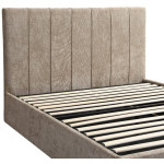 Επενδυμένο κρεβάτι Denzel-Xaki-160x200-Lift-Storage