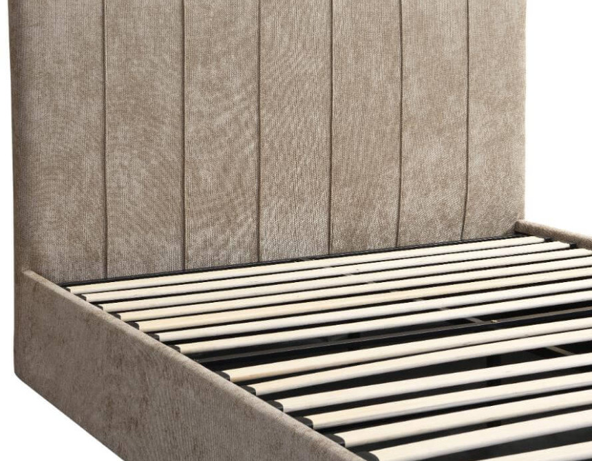 Επενδυμένο κρεβάτι Denzel-Xaki-160x200-Lift-Storage