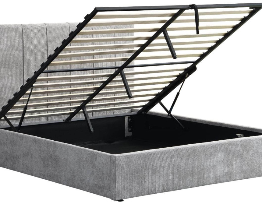 Επενδυμένο κρεβάτι Denzel-Gkri-160x200-Lift-Storage