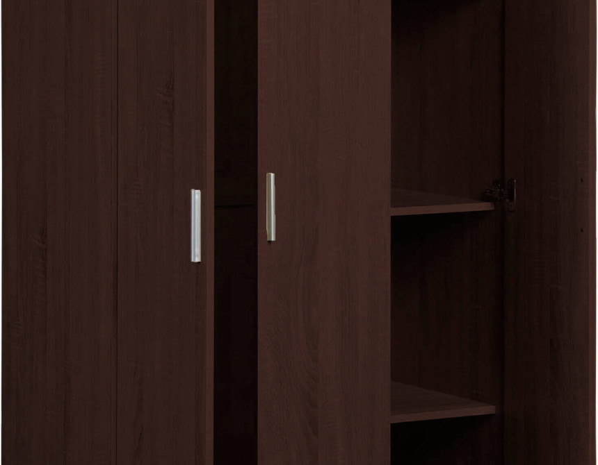 Ντουλάπα Wilson 3D τρίφυλλη-Wenge