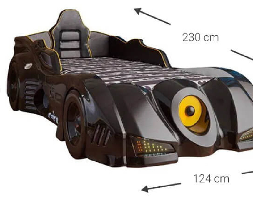 Παιδικό Κρεβάτι Dark Mobil Night Rider
