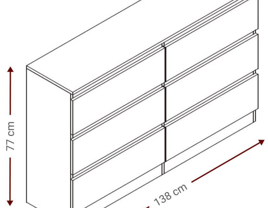 Συρταριέρα Juniper 6S-Fusiko
